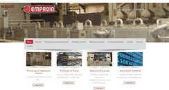 Desktop Screenshot of emproin.com.br